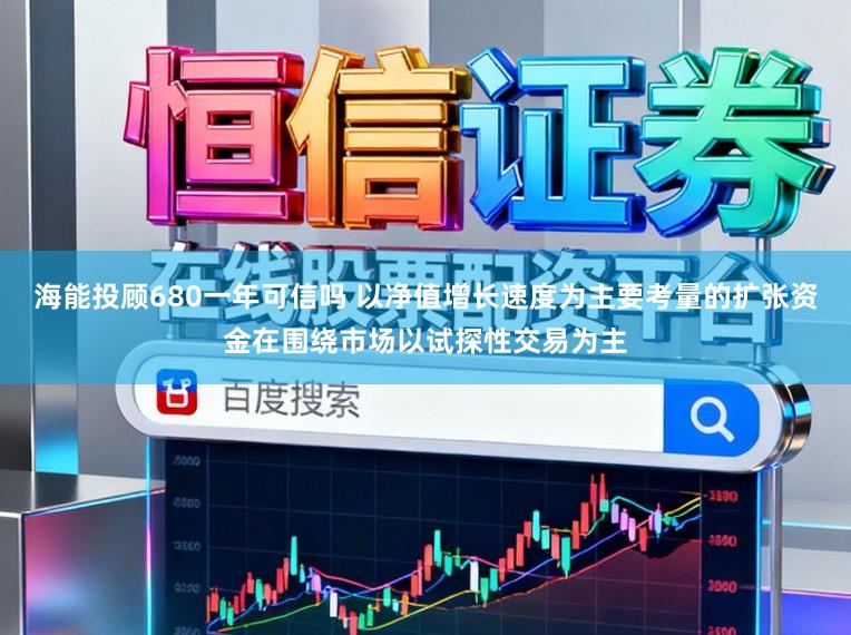 海能投顾680一年可信吗 以净值增长速度为主要考量的扩张资金在围绕市场以试探性交易为主